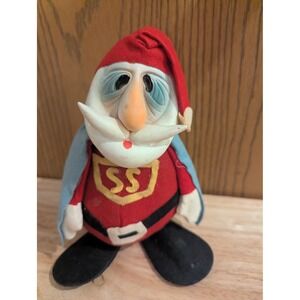 Vintage 1960s Kamar "Super Santa" Rubber Face Retro Christmas Decor Collectible